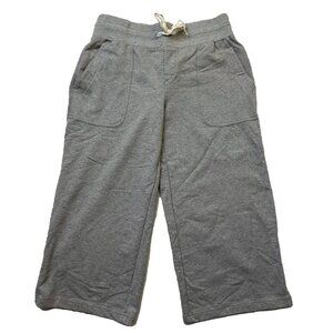 NWT - L.L. Bean Wide Leg Cropped Sweatpants - Small Petite